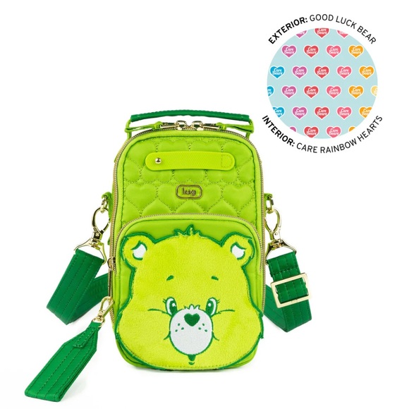 lug Handbags - Lug X Care Bears Skeeter Mini Bridge Crossbody Bag Good Luck Bear